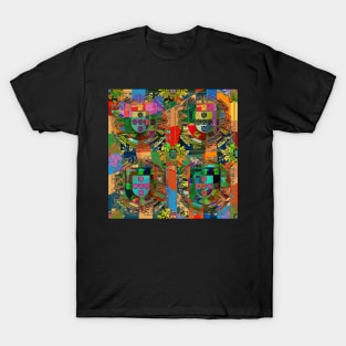 Portugal flag in abstract T-Shirt
